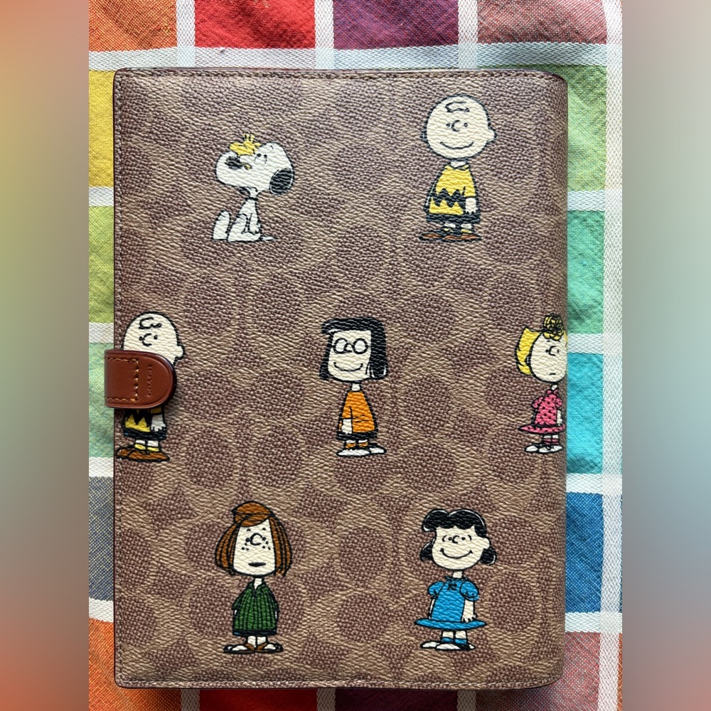 ๐ถ๐๐ถ COACH X PEANUTS NOTEBOOK IN SIGNATURE CANVAS ๐ถ๐๐ถ NWT ๐ถ๐๐ถ - Picture 12 of 15